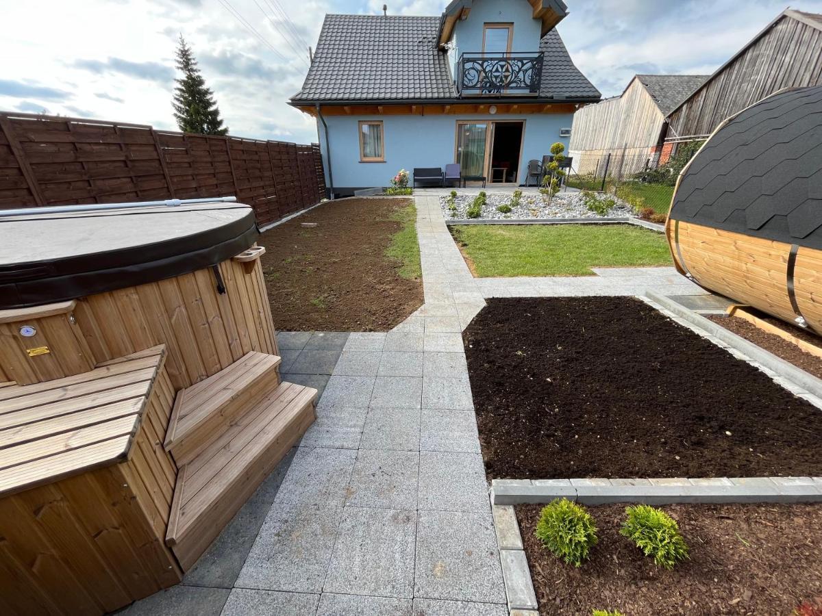 Osada Marcowa - Niebieski Domek Z Sauna & Jacuzzi Zakopane Exteriér fotografie